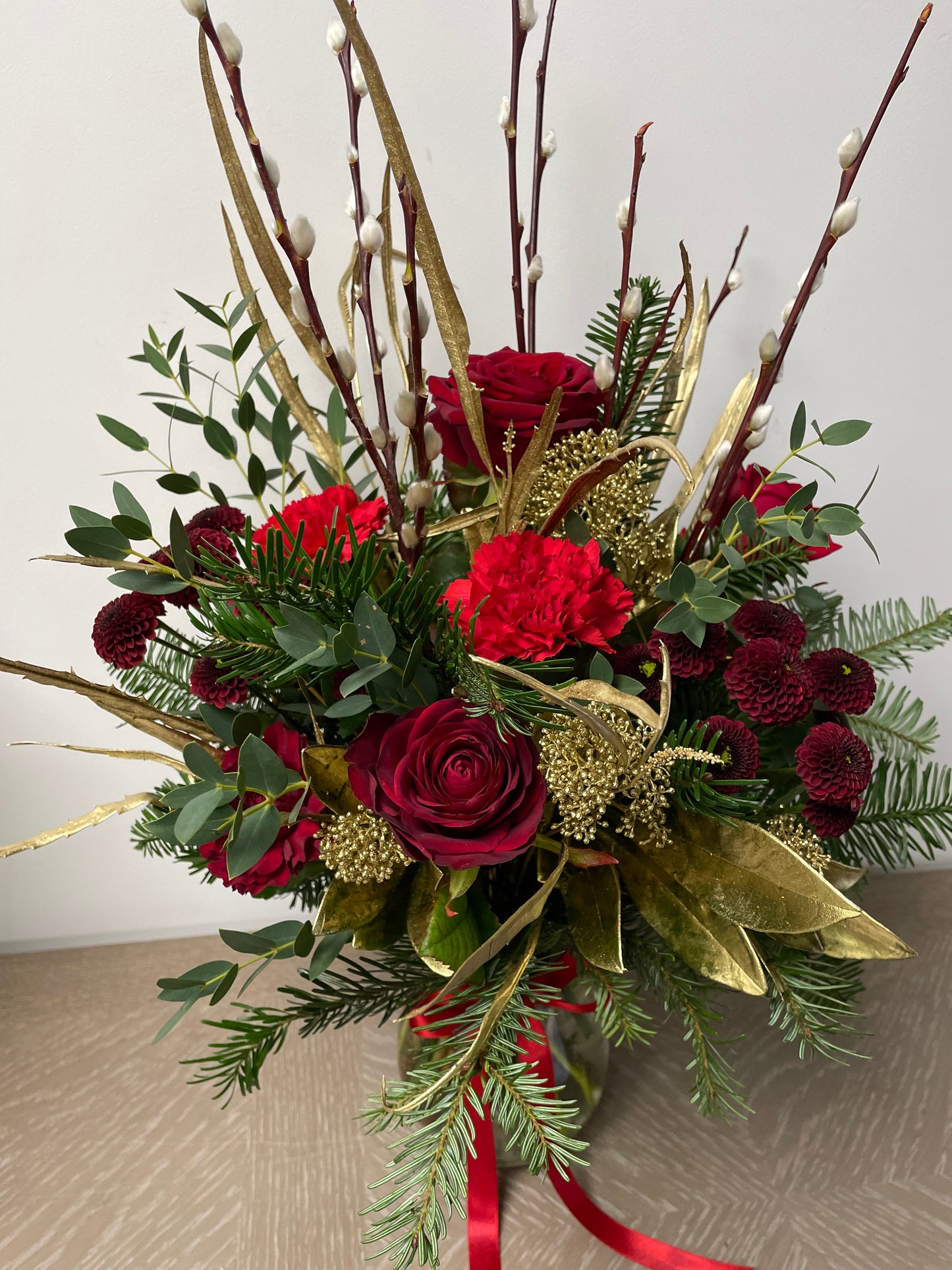 Christmas wishes Vase