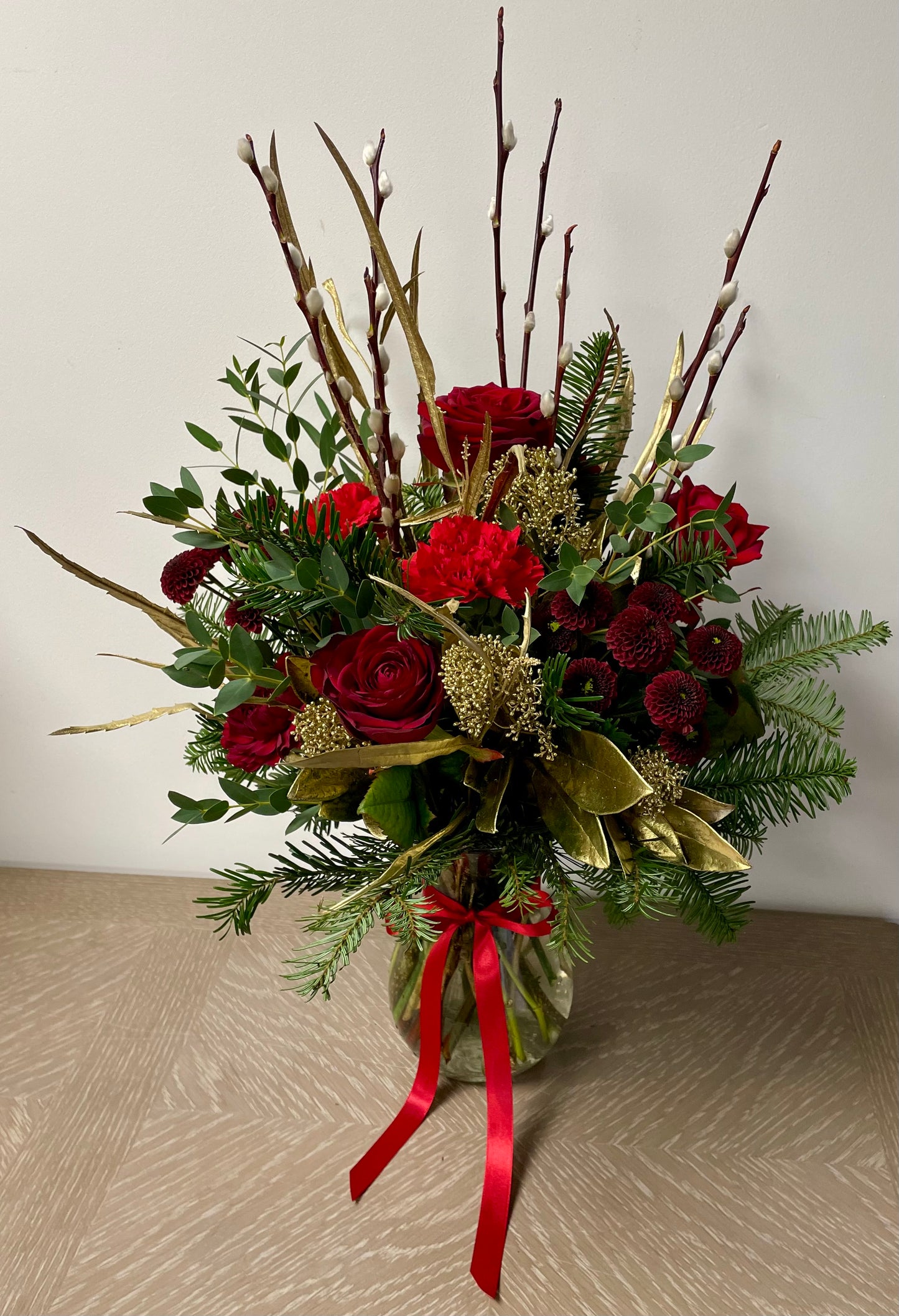 Christmas wishes Vase