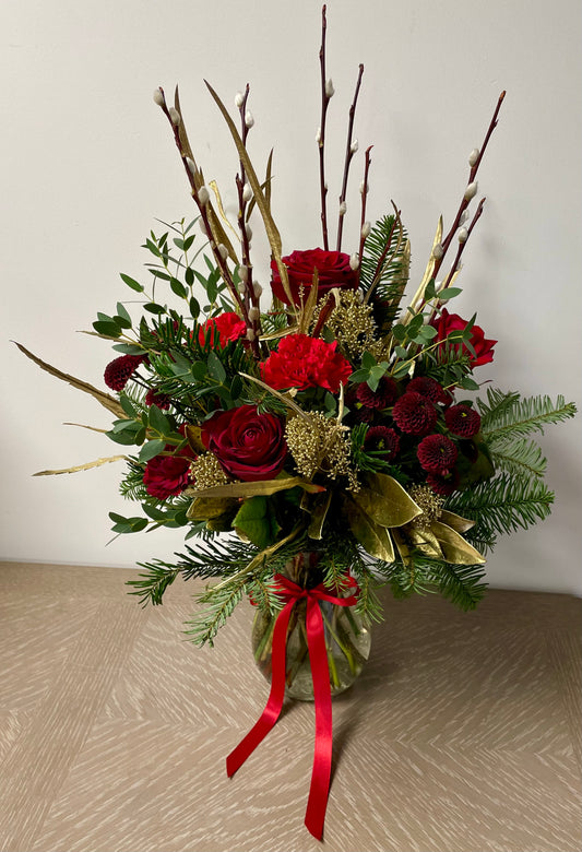 Christmas wishes Vase