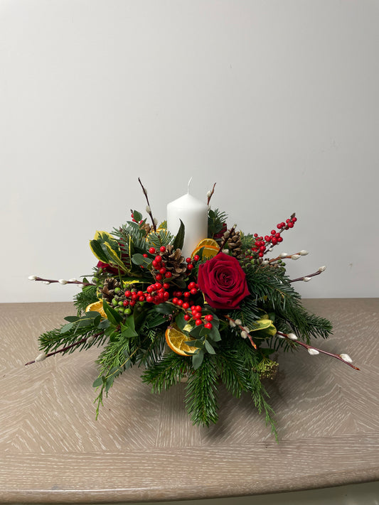 Christmas table bowl